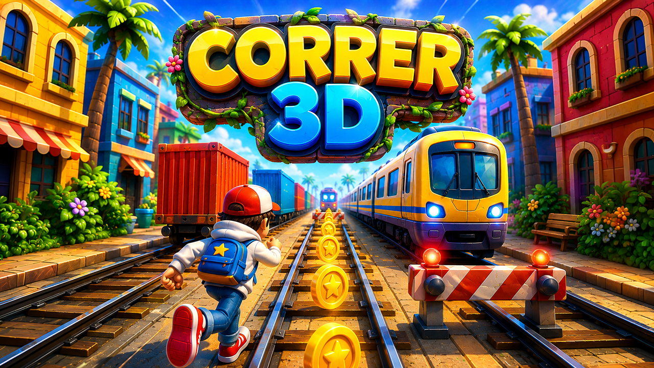 Prévia do Minigames Educativos: Correr 3D